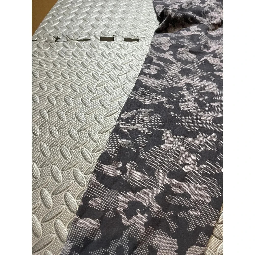Lululemon Ready to Rulu Jogger Women 8 Black Camo Heritage 365 Camo Deep Coal
